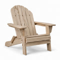 Holzstuhl Adirondack aus Akazie Natur 90x77x90 cm