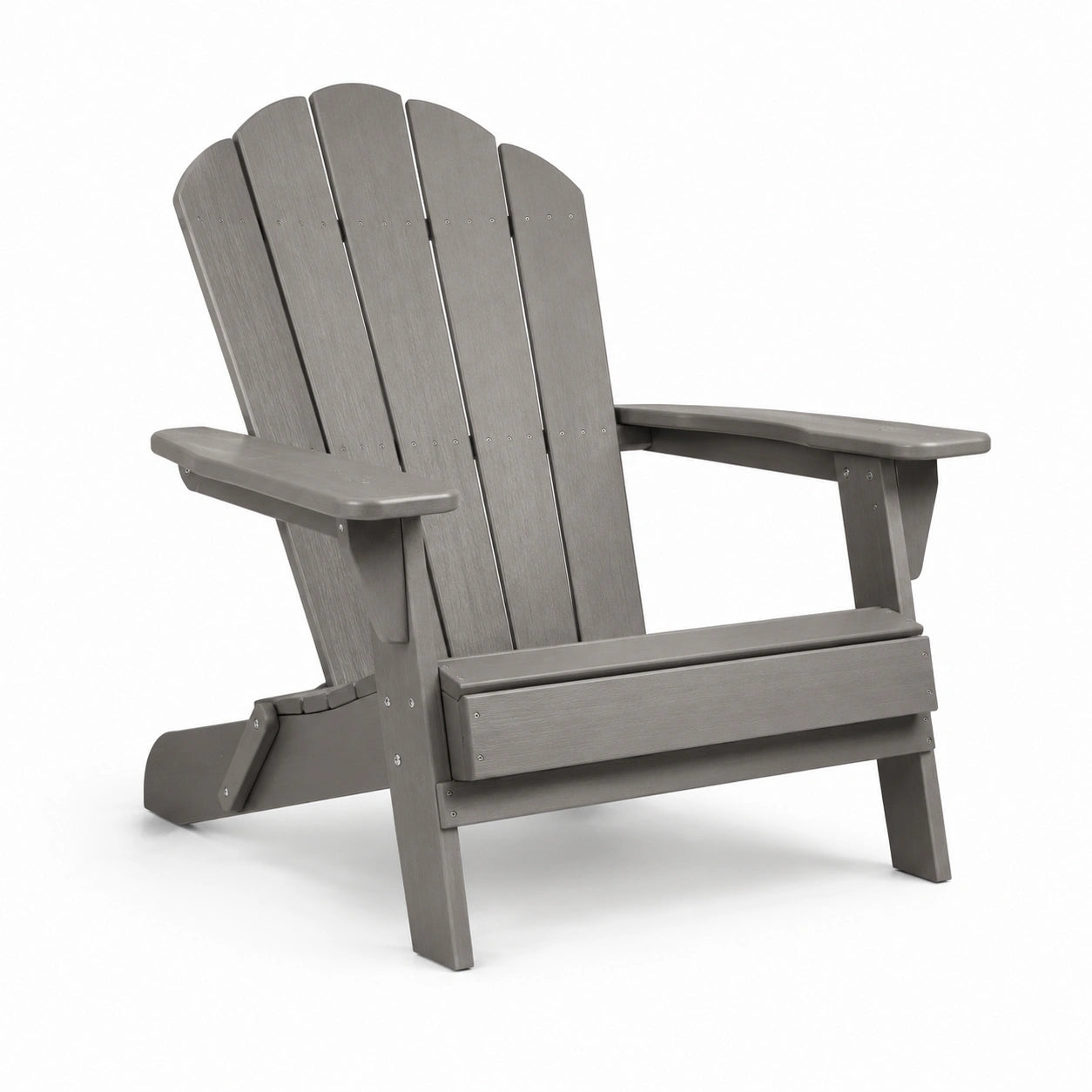 Adirondack Stuhl Polyethylen Grau 88cm x 75cm x 94cm