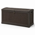 Kunststoff Aufbewahrungsbox 120x50x60 cm Braun