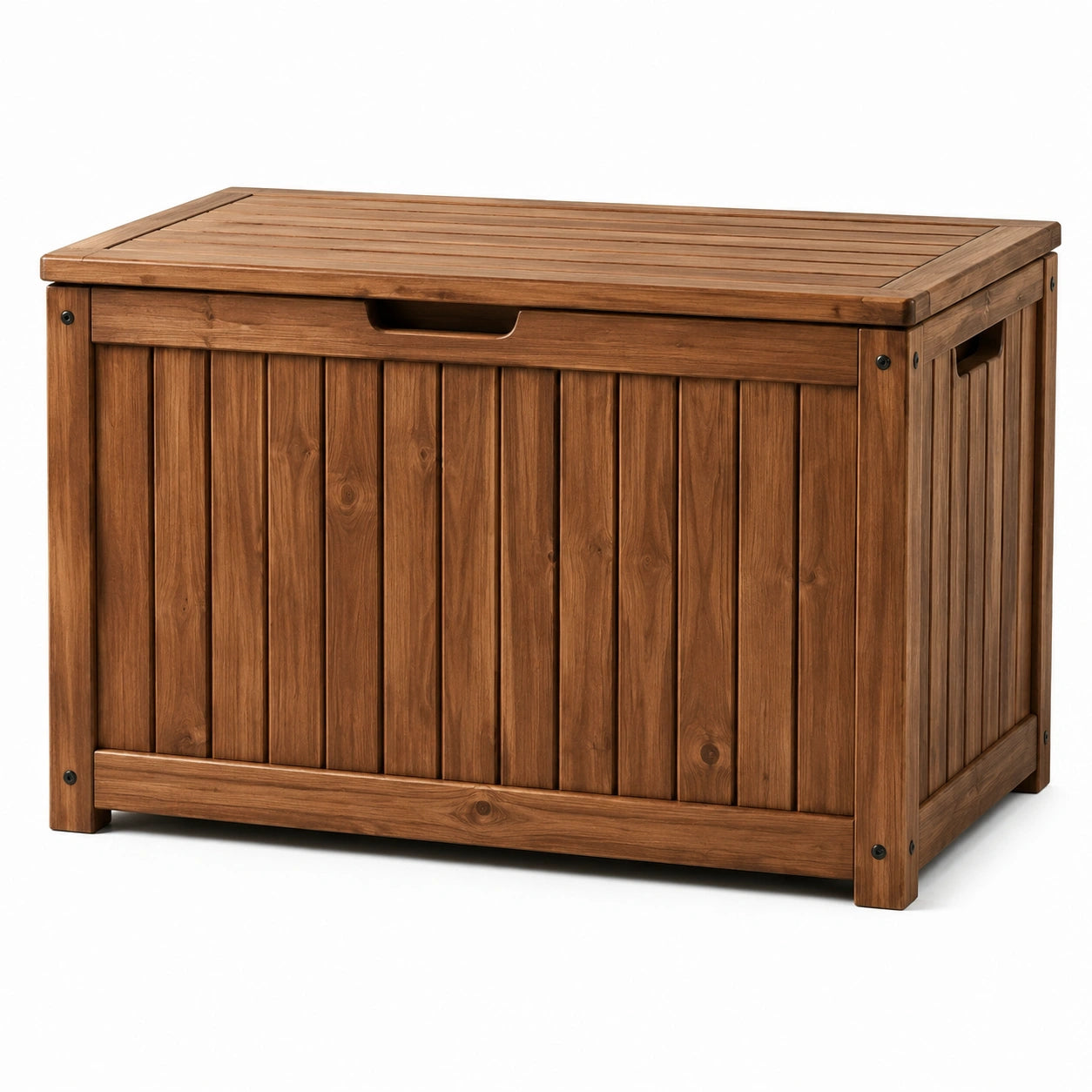 Gartenbox aus Akazienholz 120 cm Braun